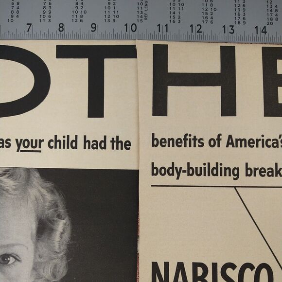 Nabisco Shredded Wheat - MOTHER! - Large 2-PG 1950 Original Retro Vtg‎ PRINT AD - Picture 7 of 13